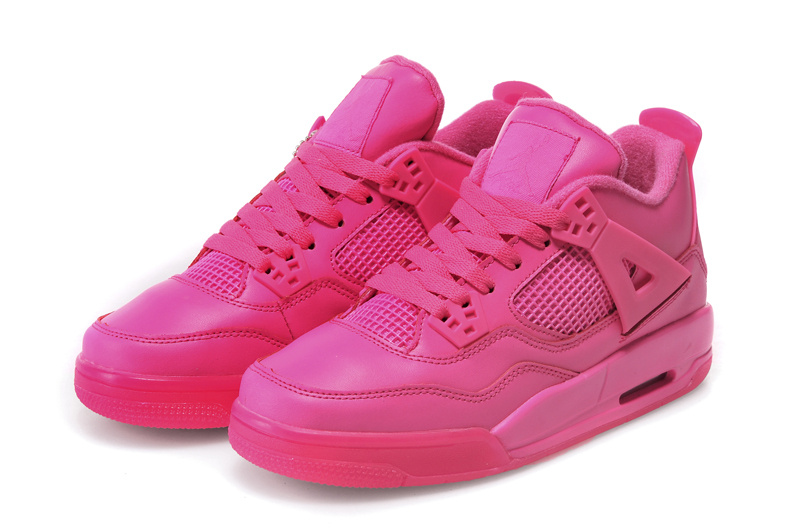 hot pink jordan shoes