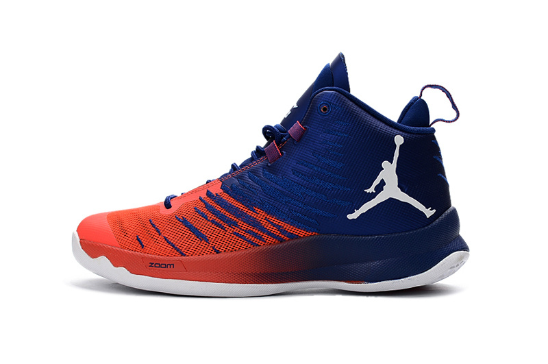 jordan shoes blue and orange